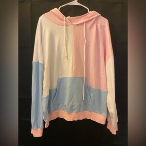 Pastel pullover hoodie